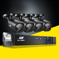 Thumbnail for UL-tech CCTV Security System 8CH DVR 4 Cameras 1TB Hard Drive