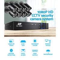 Thumbnail for UL-tech CCTV Security System 8CH DVR 8 Cameras 1TB Hard Drive