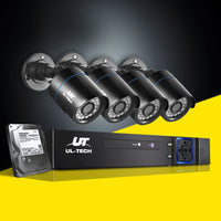 Thumbnail for UL-tech CCTV Security System 8CH DVR 8 Cameras 1TB Hard Drive