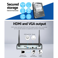 Thumbnail for UL-tech Wireless CCTV Security System 8CH NVR 3MP 4 Bullet Cameras 1TB