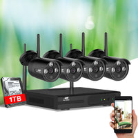 Thumbnail for UL-tech Wireless CCTV Security System 8CH NVR 3MP 4 Bullet Cameras 1TB