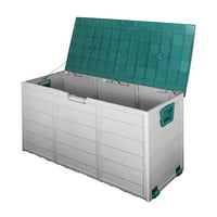 Thumbnail for Gardeon Outdoor Storage Box 290L Lockable Organiser Garden Deck Shed Tool Green