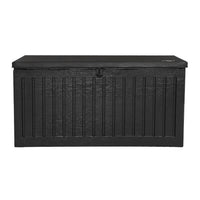 Thumbnail for Gardeon Outdoor Storage Box 270L Container Lockable Garden Bench Tool Shed Black
