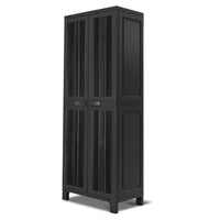 Thumbnail for Gardeon Outdoor Storage Cabinet Box 173cm Lockable Cupboard Sheds Garage Adjustable Black