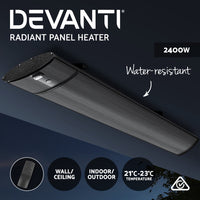 Thumbnail for Devanti Electric Radiant Strip Heater Outdoor 2400W