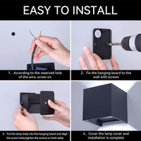 Thumbnail for LED Wall Light Cube 12W Waterproof Outdoor Indoor Lighting Fixtures Cool