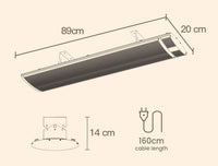 Thumbnail for BIO 1800W Outdoor Strip Heater Electric Radiant Panel Bar Wall Ceiling Mounted