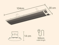 Thumbnail for BIO Outdoor Strip Radiant Heater Alfresco 2000W Ceiling Wall Mount Heating Bar Panel