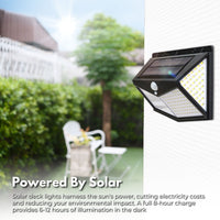 Thumbnail for NOVEDEN 4 Packs Solar LED Lights with 3 Light Modes (Black)