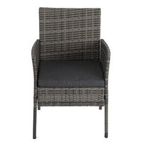 Thumbnail for Rural Style Outdoor Grey Wicker 6 Seater Dining Set