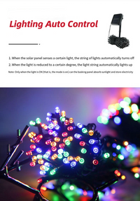 Thumbnail for Solar Fairy String Lights 200 LED Outdoor Garden Christmas Party Décor Blue