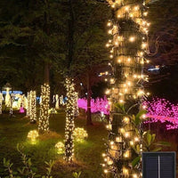 Thumbnail for Solar Fairy String Lights 200 LED Outdoor Garden Christmas Party Décor Blue