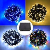 Thumbnail for Solar Fairy String Lights 200 LED Outdoor Garden Christmas Party Décor Blue