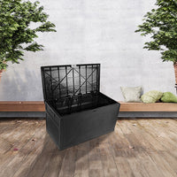 Thumbnail for Patio Deck Box Outdoor Storage Plastic Bench Box 450 Litre