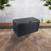 Thumbnail for Patio Deck Box Outdoor Storage Plastic Bench Box 450 Litre