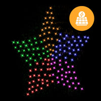 Thumbnail for Solar 150 LED Star Net – Rainbow Color 150cm