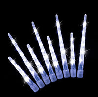 Thumbnail for LED Icicle Tube Lights 24-Pack Available in 2 Colors - White