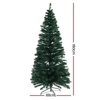 Thumbnail for Jingle Jollys 1.8m Christmas Tree Optic Fibre LED Xmas tree Warm White