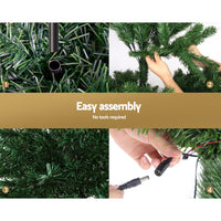 Thumbnail for Jingle Jollys 1.8m Christmas Tree Optic Fibre LED Xmas tree Warm White