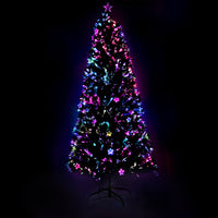 Thumbnail for Jingle Jollys 2.1m Christmas Tree Optic Fibre LED Xmas tree Multi Colour