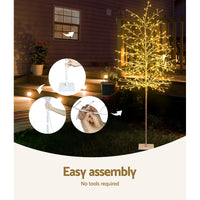 Thumbnail for Jingle Jollys Christmas Tree 2.1M 480 LED Trees With Lights Warm White