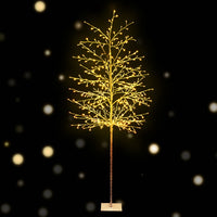 Thumbnail for Jingle Jollys Christmas Tree 2.1M 480 LED Trees With Lights Warm White