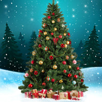 Thumbnail for Jingle Jollys Christmas Tree 1.8m Green Xmas Tree Decorations 650 Tips