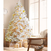 Thumbnail for Jingle Jollys Christmas Tree 2.1m 1000 White Tips Xmas Tree Decorations