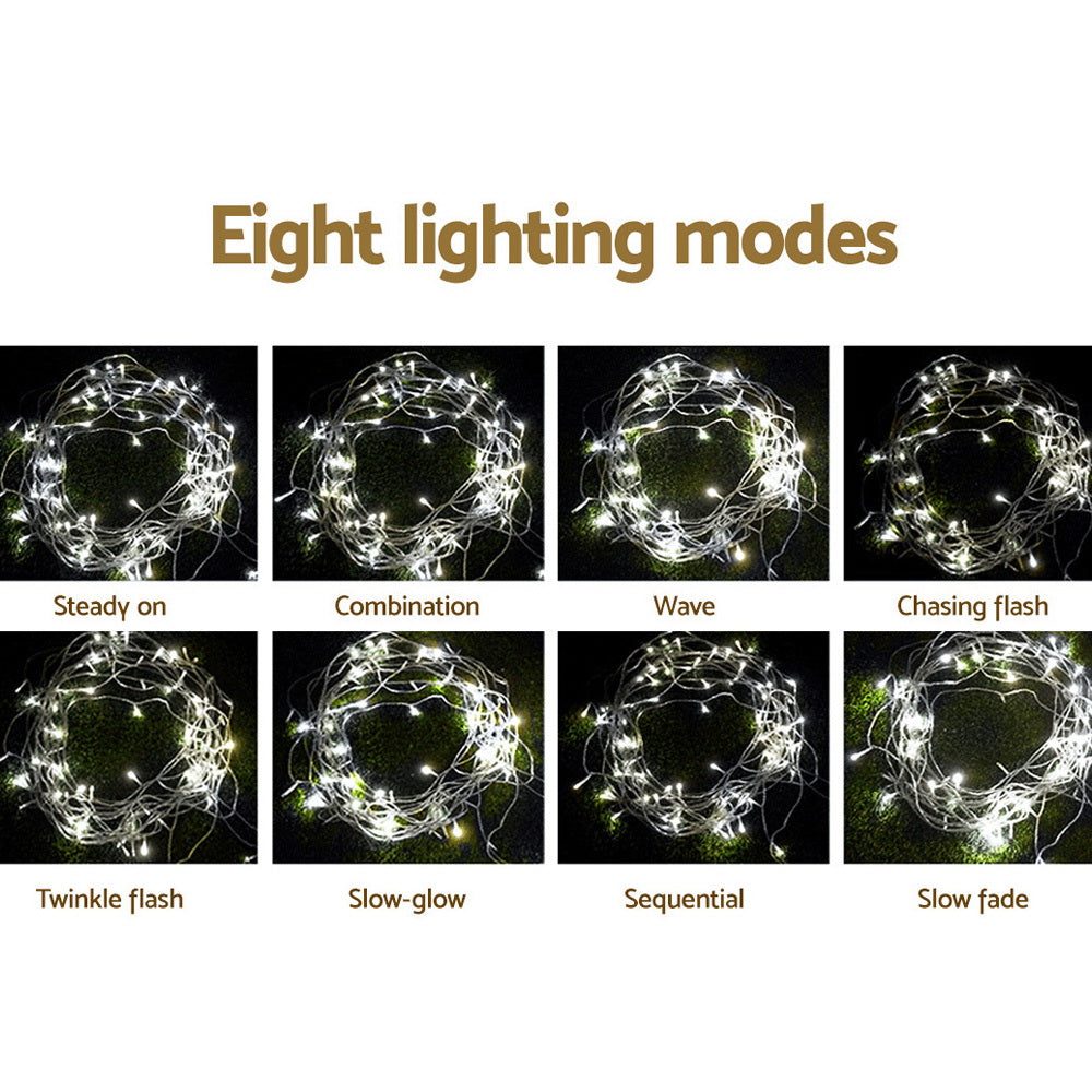 3X6M Christmas Lights Curtain Light Cool White 600 LED Jingle Jollys