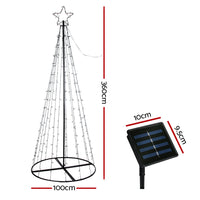 Thumbnail for 3.6M Christmas Tree LED Solar Warm Jingle Jollys