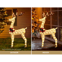 Thumbnail for 1.5M Christmas Lights Reindeer 100 LED Decorations Jingle Jollys