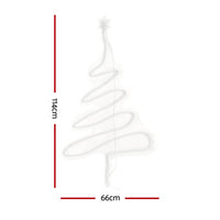 Thumbnail for Jingle Jollys Christmas Lights 114cm Fairy Light Green Tree Decorations