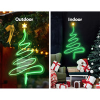 Thumbnail for Jingle Jollys Christmas Lights 114cm Fairy Light Green Tree Decorations