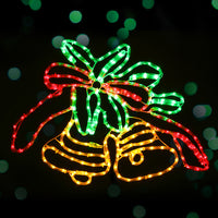 Thumbnail for 0.76M Christmas Lights 216 LED Bell Motif Light Decorations Jingle Jollys