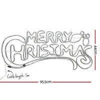 Thumbnail for 0.96M Christmas Lights Merry Christmas 288 LED Decorations Jingle Jollys