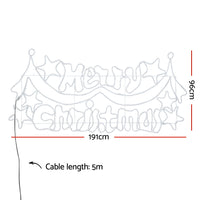 Thumbnail for Jingle Jollys Christmas Lights 191cm 612 LEDs Fairy Light Outdoor Decorations