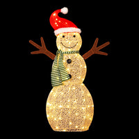 Thumbnail for 0.97M Christmas Lights Snowman 80 LED Decorations Jingle Jollys