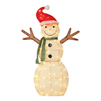 Thumbnail for 0.97M Christmas Lights Snowman 80 LED Decorations Jingle Jollys