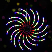 Thumbnail for 0.5M Christmas Lights 128 LED Spin Motif Light Decorations Jingle Jollys