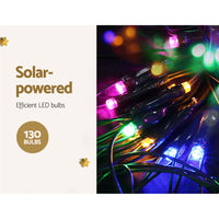 Thumbnail for 1.3M Christmas Lights 130 LED Snow Motif Light Decorations Jingle Jollys