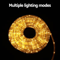 Thumbnail for 20M Christmas Lights String Rope Light Decorations 600 LED Warm Jingle Jollys