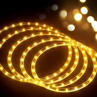 Thumbnail for 20M Christmas Lights String Rope Light Decorations 600 LED Warm Jingle Jollys