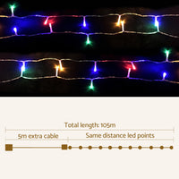 Thumbnail for 100M Christmas Lights String Fairy Light 500 LED Colourful Jingle Jollys