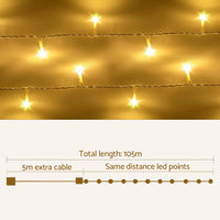 Thumbnail for 100M Christmas Lights String Fairy Light 500 LED Warm White Jingle Jollys