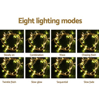 Thumbnail for 100M Christmas Lights String Fairy Light 500 LED Warm White Jingle Jollys