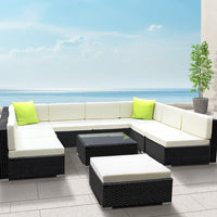 Thumbnail for 10 Piece Outdoor Garden/Patio Wicker Furniture Set - Outdoor Immersion