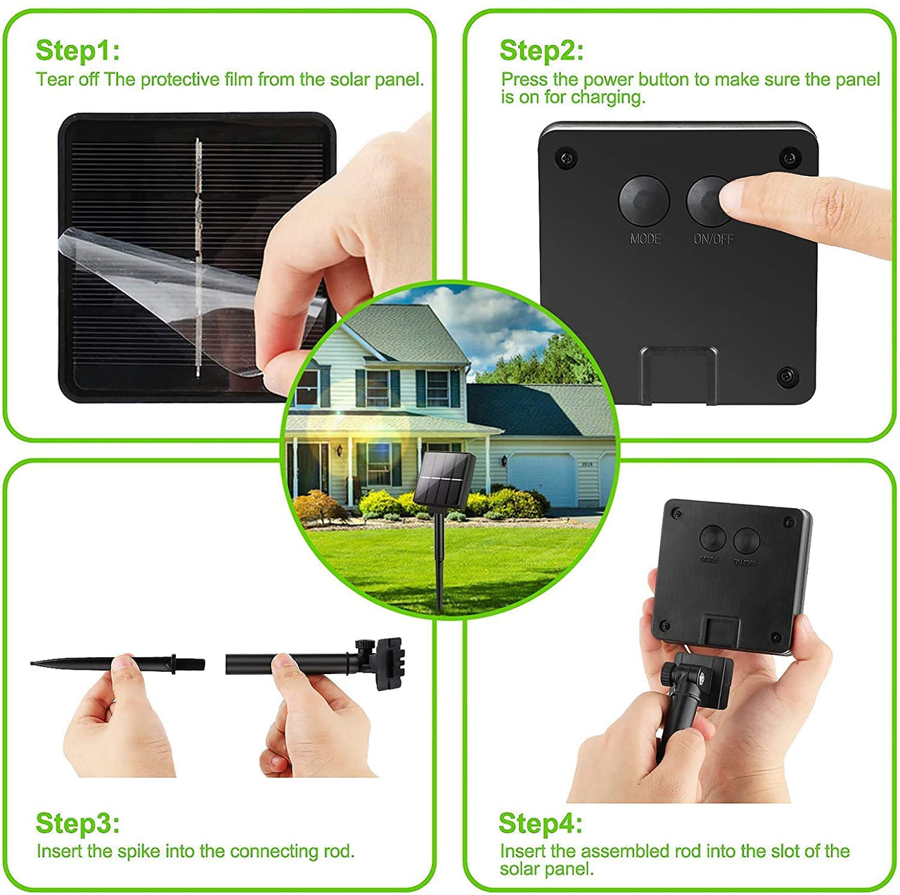 200 Waterproof LED Solar Fairy Light Outdoor with 8 Lighting Modes for Home,Garden and Decoration - Outdoor Immersion