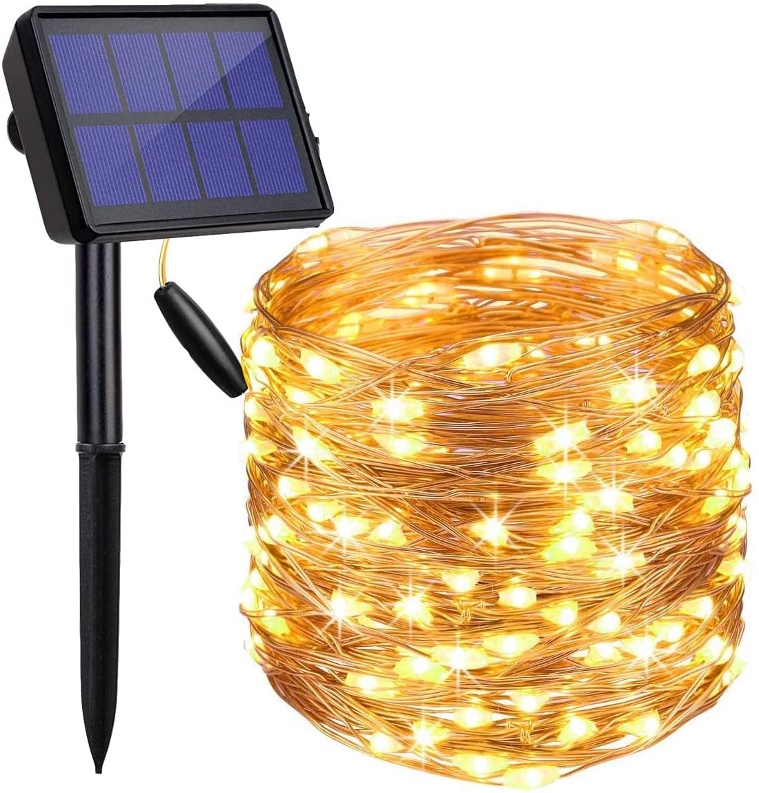 200 Waterproof LED Solar Fairy Light Outdoor with 8 Lighting Modes for Home,Garden and Decoration - Outdoor Immersion