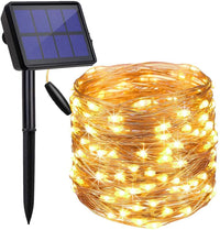 Thumbnail for 200 Waterproof LED Solar Fairy Light Outdoor with 8 Lighting Modes for Home,Garden and Decoration - Outdoor Immersion