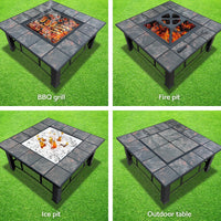 Thumbnail for 4 in 1 Outdoor Fire Pit BBQ Grill Smoker - Outdoor Immersion